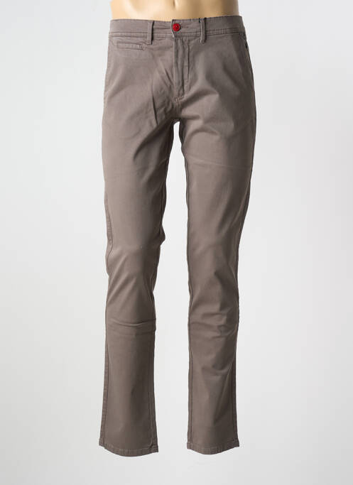 Pantalon chino beige DELAHAYE pour homme