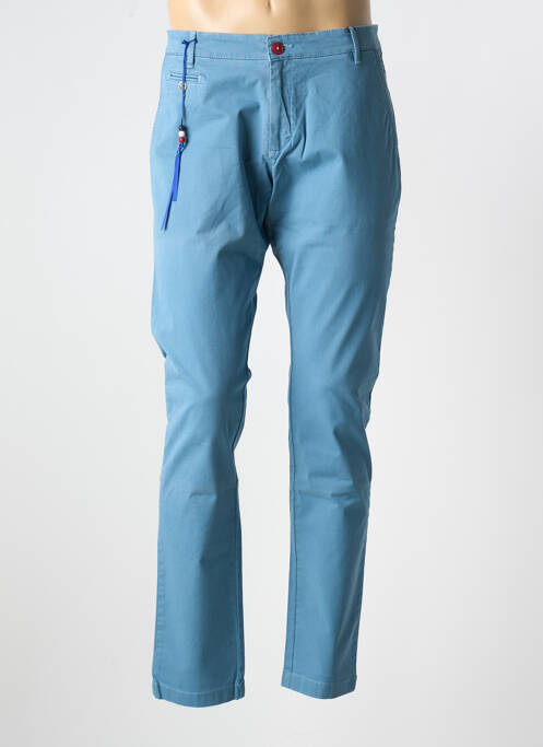 Pantalon chino bleu DELAHAYE pour homme