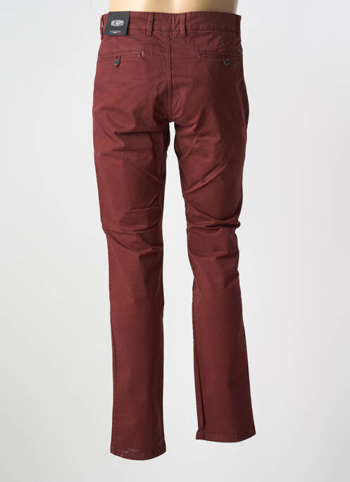 Pantalon chino rouge DELAHAYE pour homme