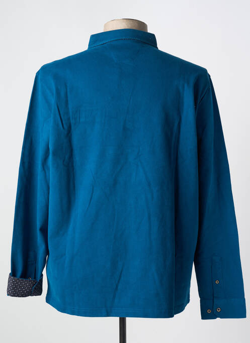 Polo bleu DELAHAYE homme