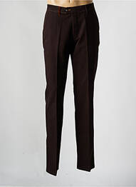 Pantalon slim stretch taille normale marron GS CLUB homme