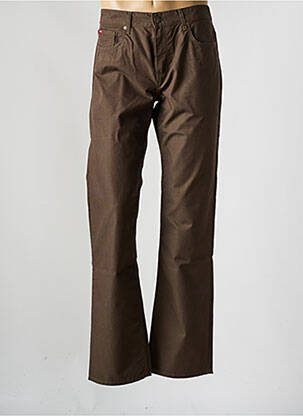 Pantalon droit stretch taille normale marron LEE COOPER homme