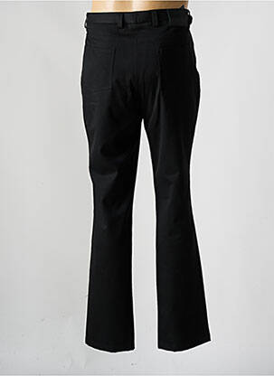 Pantalon slim tissage popeline taille normale noir KAMAO homme