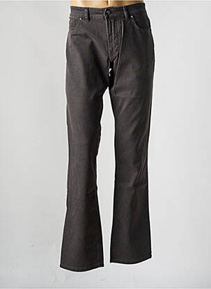 Pantalon droit stretch taille normale gris GS CLUB homme