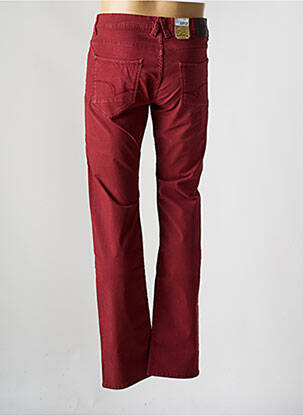 Pantalon droit stretch taille normale rouge LEE COOPER homme