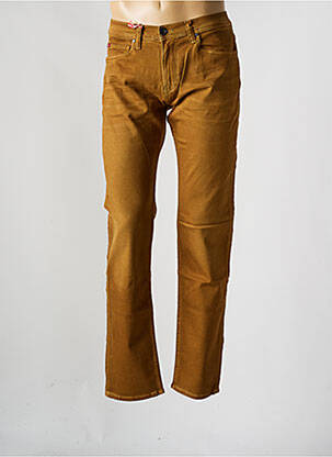 Jeans coupe droite stretch taille normale marron LEE COOPER homme