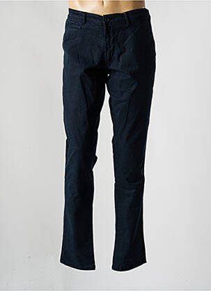Pantalon chino stretch taille normale bleu DELAHAYE homme