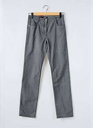 Jeans coupe droite stretch taille normale gris BETTY BARCLAY femme
