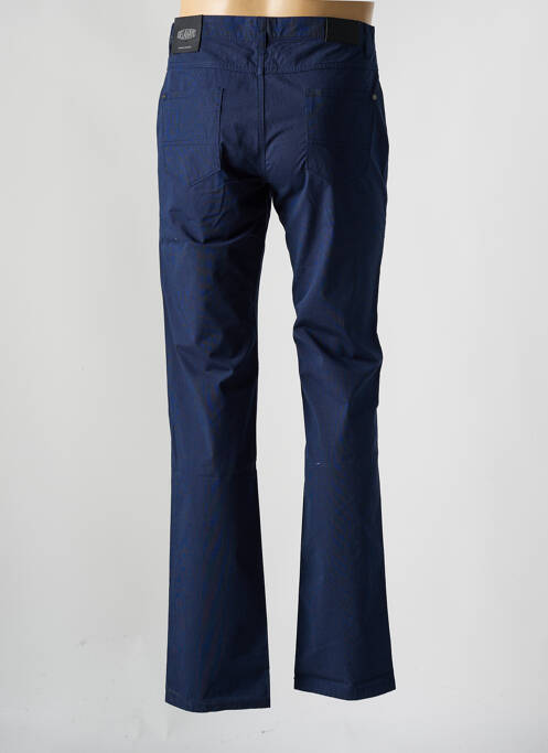 Pantalon droit stretch taille normale bleu DELAHAYE homme