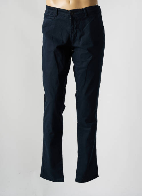 Pantalon chino bleu DELAHAYE pour homme