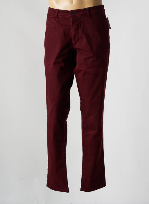Pantalon droit rouge DELAHAYE pour homme