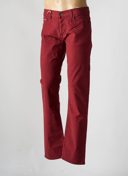 Pantalon droit rouge LEE COOPER pour homme