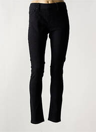 Pantalon slim taille élastique taille normale noir PLURIELLES femme