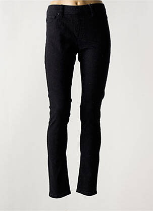 Pantalon slim taille élastique taille normale noir PLURIELLES femme