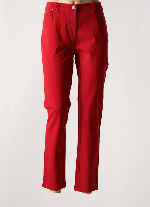 Pantalon 7/8 rouge AGATHE & LOUISE pour femme