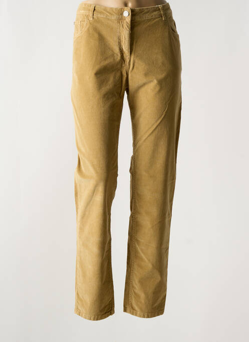 Pantalon slim beige AGATHE & LOUISE pour femme