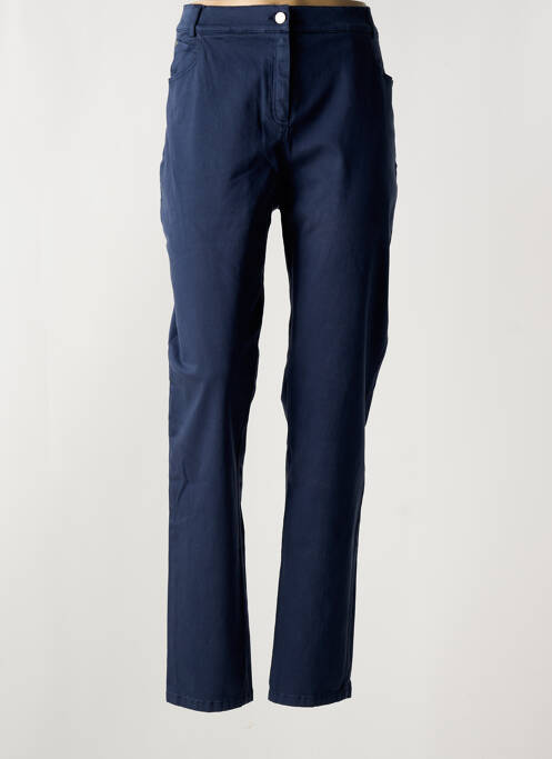 Pantalon slim bleu GUY DUBOUIS pour femme