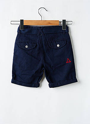 Bermuda fermeture zippée sous rabat boutonné bleu ELEVEN PARIS garcon