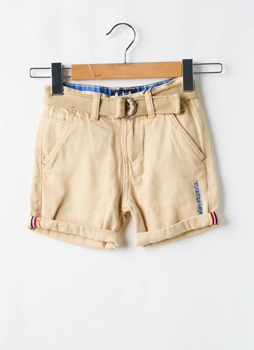Bermuda beige ELEVEN PARIS pour garçon