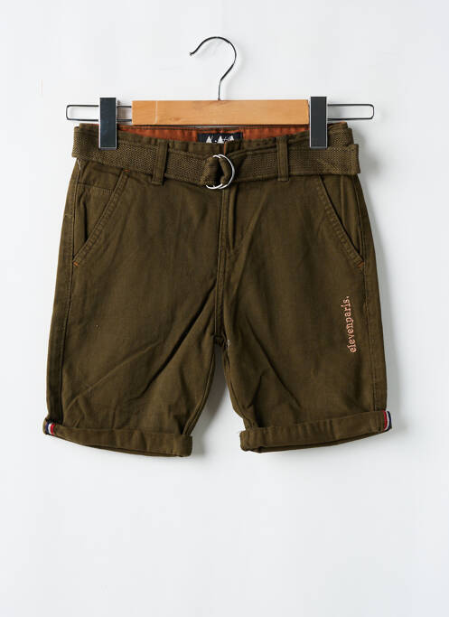 Bermuda vert ELEVEN PARIS pour garçon
