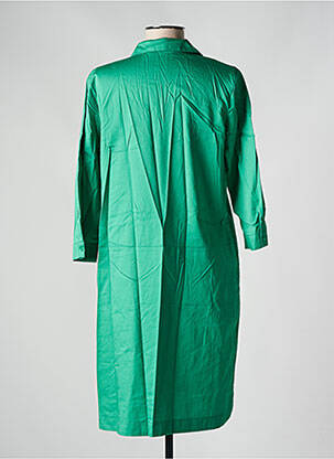Robe mi-longue manches 3/4 manches 3/4 vert BETTY BARCLAY femme