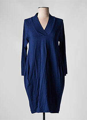 Robe courte manches longues manches longues bleu MASAI femme