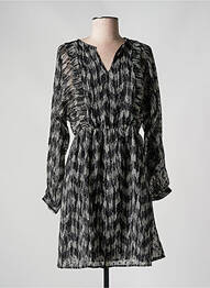 Robe courte manches longues manches longues noir TIFFOSI femme