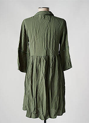 Robe courte manches 3/4 manches 3/4 vert TIFFOSI femme