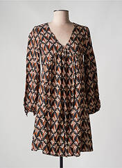 Robe courte marron PRINCESSE NOMADE pour femme seconde vue