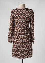 Robe courte marron PRINCESSE NOMADE pour femme seconde vue