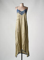 Robe longue vert PINK PLANET pour femme seconde vue