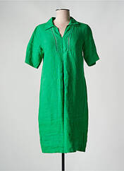 Robe mi-longue vert MALOKA pour femme seconde vue