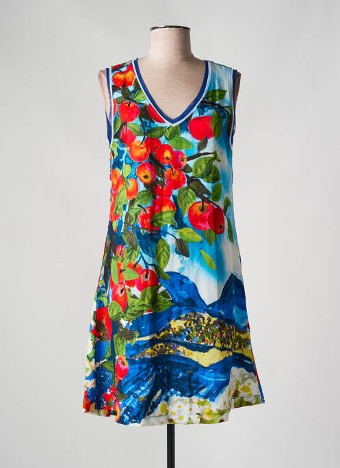 Robe courte bleu MALOKA pour femme