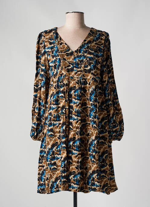 Robe courte marron LOLA ESPELETA pour femme