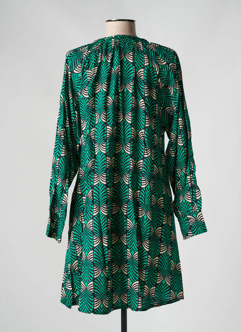 Robe courte vert COMPAÑIA FANTASTICA pour femme