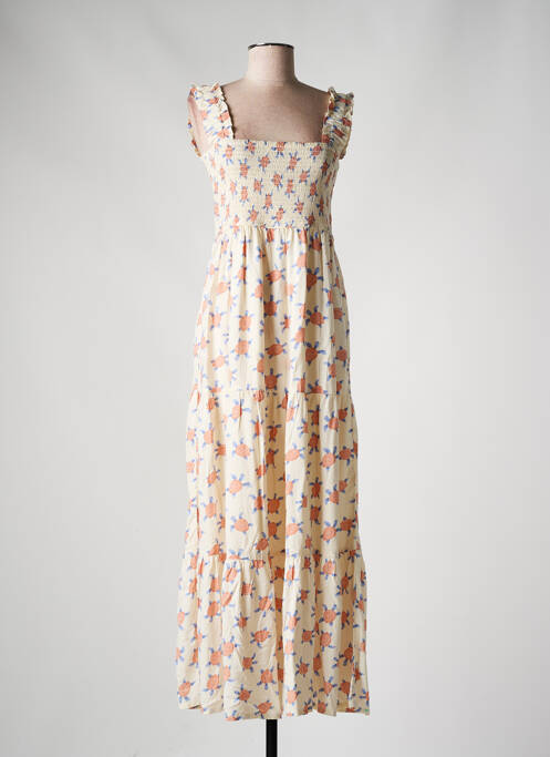 Robe longue beige COMPAÑIA FANTASTICA pour femme