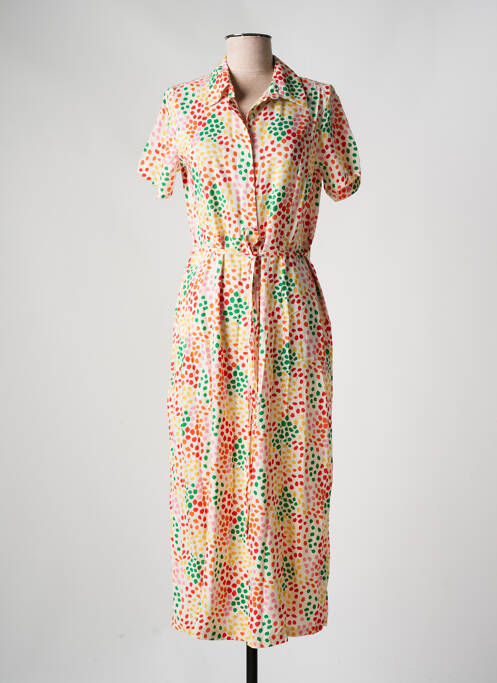 Robe longue beige COMPAÑIA FANTASTICA pour femme