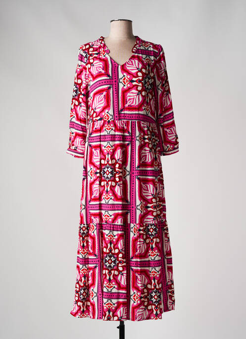 Robe longue rose STREET ONE pour femme