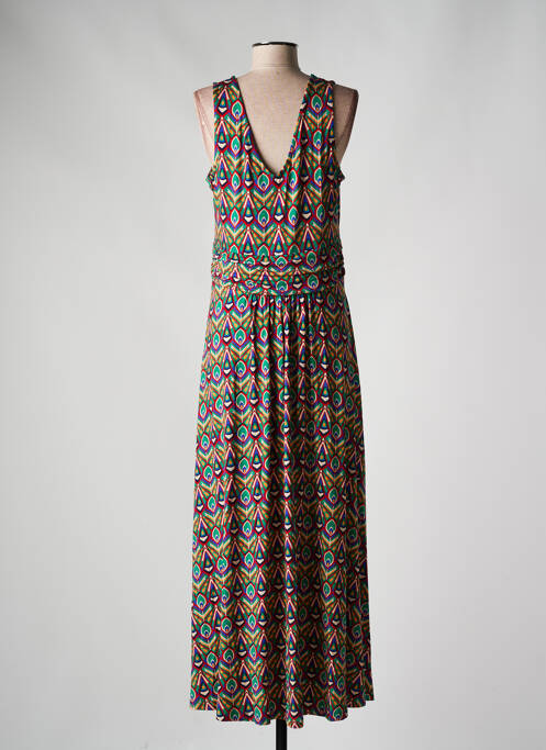 Robe longue vert PRINCESSE NOMADE pour femme