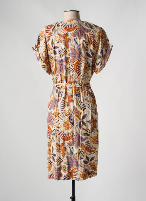 Robe mi-longue beige DIANE LAURY pour femme