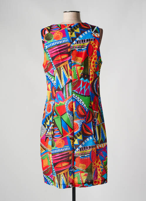 Robe mi-longue rouge MALOKA pour femme