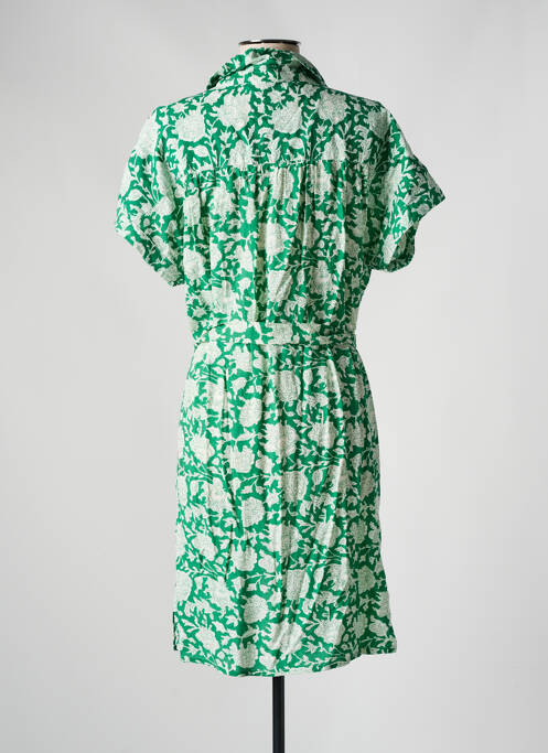 Robe mi-longue vert C'EST BEAU LA VIE pour femme