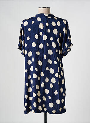 Tunique manches courtes coupe fluide bleu MASAI femme