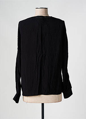 Blouse manches longues manches longues noir STREET ONE femme