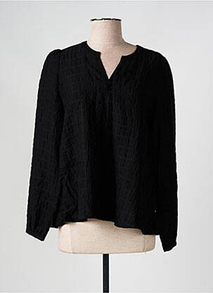 Blouse manches longues manches longues noir MASAI femme