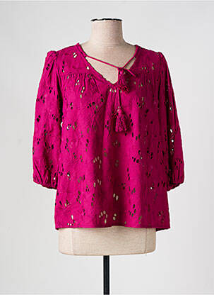 Blouse manches longues manches longues violet LOLA ESPELETA femme