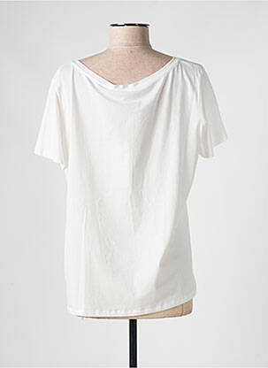 T-shirt coupe droite manches courtes blanc LOLA ESPELETA femme