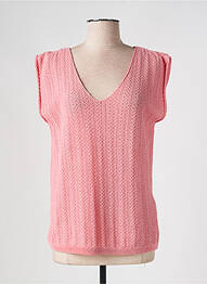 Top manches courtes manches courtes rose PRINCESSE NOMADE femme