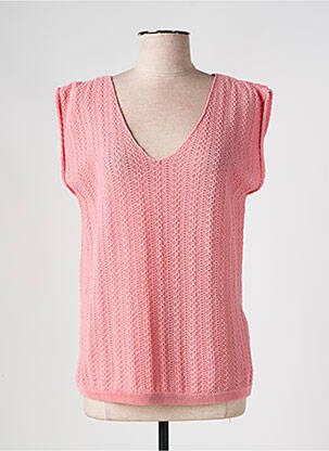 Top manches courtes manches courtes rose PRINCESSE NOMADE femme