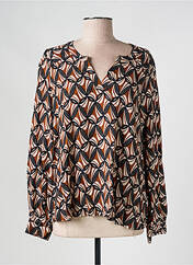 Blouse marron PRINCESSE NOMADE pour femme seconde vue